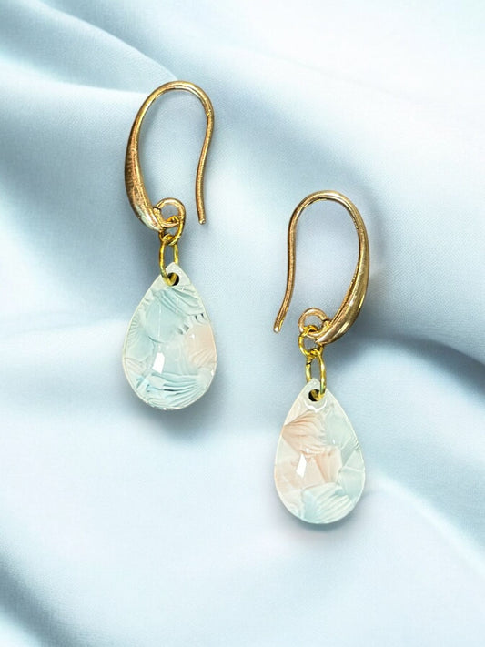 Handmade resin earrings code 3