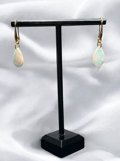 Handmade resin earrings code 3